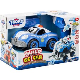 TOOKO AAAOS97168 Coche Teledirigido Construye Mi Coche de Policía RC con Tecnología Follow-Me - Para 2 Años
