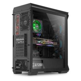 NOX Hummer Quantum Mini Torre ARGB con 4 Ventiladores de 120mm, Chasis de Cristal Templado, Soporte Placas ATX/mATX/ITX, Negro NOX Hummer Quantum Mini Torre ARGB con 4 Ventiladores de 120mm, Chasis de Cristal Templado, Soporte Placas ATX/mATX/ITX, Negro