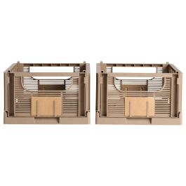 Day Juego De 2 Cajas Plegables 33X24,5 Gris