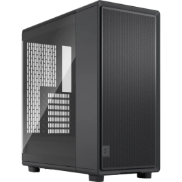 Fractal Design FD-C-EPO1A-02 Caja PC Torre Midi Negra con Ventana, Flujo de Aire Avanzado, Compatible con ATX