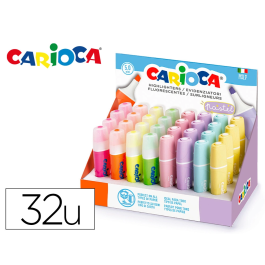 Carioca Rotulador fluorescente color pastel expositor 32 unidades colores surtidos Precio: 36.49999969. SKU: B1GTYJG58F