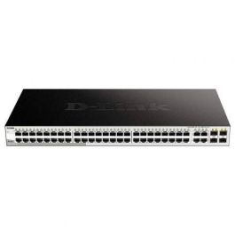 D-Link DGS-1210-52/E Switch Smart+ Gestionable 52 Puertos: 48x RJ-45 Gigabit, 4x SFP, 104Gbps, L2/L3 Routing