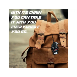 Wondee Star Wars Darth Vader Llavero Pendrive USB 32GB con Adaptador USB C