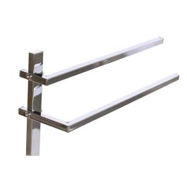 Toallero Moderno DKD Home Decor Plateado Negro 21 x 80 x 45 cm Toallero Moderno DKD Home Decor Plateado Negro 21 x 80 x 45 cm