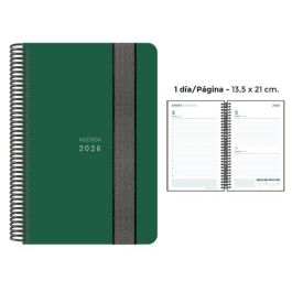 Agenda Anual (2026) Senfort Unicolor Espiral Tapa Pp Con Goma 135X210 D/P Verde Oscuro Precio: 13.89000019. SKU: B1BBR5275C