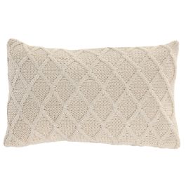 DKD Home Decor Pack de 2 Cojines Boho de Algodón Crudo 30x50 cm, Hechos a Mano, con Cremallera y Relleno de 380g Precio: 33.7900002. SKU: B129TWFZLF