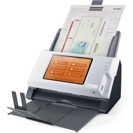 Plustek Escáner A280 Enterprise, Resolución 600x600 DPI, Escaneo Dúplex a Color, Velocidad 20 ppm, Pantalla 7"