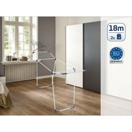 Leifheit Secadora de Ropa Independiente CLASSIC Solid 180 - 18 m de tendido, para 1-2 cargas, plegable y 4 colgadores