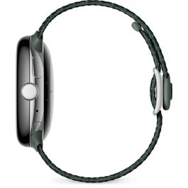 Google Armband para Smartwatch Pixel Watch 137-203 mm, Correa de Plástico y Acero Inoxidable, Color Marfil