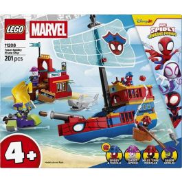 Lego Juego de Construccion Barco Pirata del Equipo Spidey, Edad Mínima 36 Meses