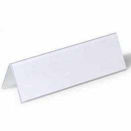 Durable Portanombres de Mesa Transparente 61x210 mm para Conferencias y Recepciones (25 Unidades) (25 Unidades) Precio: 60.5. SKU: B16FMM6D4R