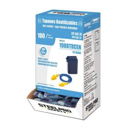 Steelpro Fit Basic Tapones Auditivos Reutilizables con Cordón, Caja 100 uds, SNR: 31db Precio: 94.50000054. SKU: B1G6R56NNK