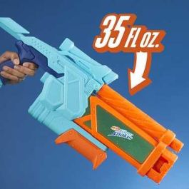 Nerf Super Soaker G0999 Lanzador de Agua Mega Dunk-Fill con Tanque Fácil de Llenar 1 Litro Traslúcido +6 Años