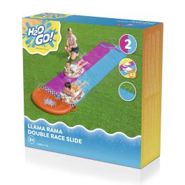 Bestway Pista Deslizante con Hinchables Doble Animales Llama 488x138 cm +3 Años Jardin 52320