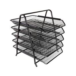 Bandeja Sobremesa Metalica Q-Connect Kf18474 Rejilla Negro 5 Bandejas Movibles 350x275x375 mm Bandeja Sobremesa Metalica Q-Connect Kf18474 Rejilla Negro 5 Bandejas Movibles 350x275x375 mm