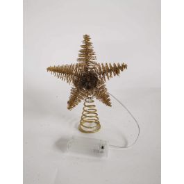 Estrella Navidad Alpina DKD Home Decor Dorado 5 x 20 x 18 cm (6 Unidades) Precio: 29.88999959. SKU: B1JWDW52V9