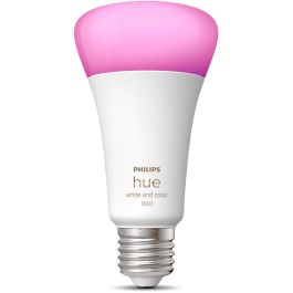 Philips Hue Bombilla Inteligente LED White & Color Ambiance, E27 A67, 100W (15W), 1521lm, Bluetooth y Zigbee Precio: 115.99227101. SKU: B1JF7QFPWM