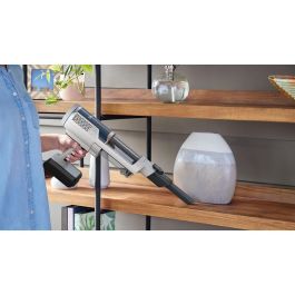 Shark BU3521EU Aspiradora escoba 2 en 1 sin bolsa, Ciclónico, Secar, Azul/Blanco, 240W, 40 min autonomía