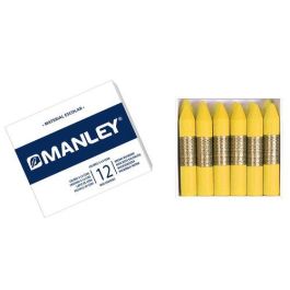 Manley Lápices de Cera Unicolor Amarillo Claro N.4 Caja de 12 Unidades Precio: 2.59000016. SKU: B1AQVH88SV