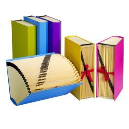 Clasificador Acordeon Carchivo Carton Forr.Fashion Fº 20 Dptos.(A-Z) Azul Precio: 15.49999957. SKU: S8403329