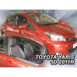 Deflector de viento HEKO HO29621 TOYOTA YARIS III (XP130) Delantero 2 Piezas