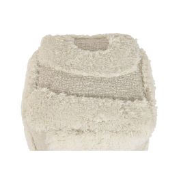 DKD Home Decor Carpets 2c25 Reposapies Boho Crudo 45 x 45 x 45 cm