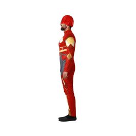 Disfraz de Superhéroe Rojo para Hombre Adulto Talla XL, ideal para Carnaval o fiestas temáticas, incluye Máscara y Mono Completo Disfraz de Superhéroe Rojo para Hombre Adulto Talla XL, ideal para Carnaval o fiestas temáticas, incluye Máscara y Mono Completo