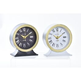 DKD Home Decor Reloj Sobremesa Chic Negro Blanco 6x13x12 cm (2 Unidades) de Hierro y Cristal, Funciona con 1 pila AA Precio: 13.01718. SKU: S3037720