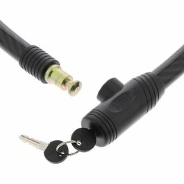 Burg Wachter 570 120 Candado para Bicicleta de Llave, Acero 25mm con Funda PVC