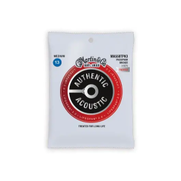 Martin Cuerdas Acústica Authentic Lifespan®2.0 Phosphor Bronze 92/8 Medium 13-56 Pack 3 Precio: 34.50000037. SKU: B13Q9RPRS9