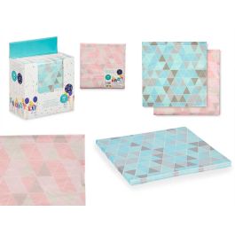 Set 12 Servilletas Papel Doble Cara Rombos Surtidos Arte Regal 17X1CM (24 Unidades) Precio: 20.50000029. SKU: B17AXBNPP6