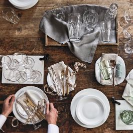 Bormioli Rocco Parma Fuente Rectangular de Vidrio Templado Extra Resistente, Blanco, 20x28 cm