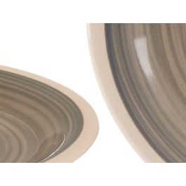 Vessia Plato Postre Gres Gris 19x19 cm (Set de 36)