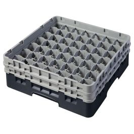 CAMBRO - 49S434-110 - Cesta de lavado 49 comp. 2 alturas - 6 cm Ø máx. - alt. máx. 13,5 cm - 50 x 50 x 18,4 cm - Negro Precio: 66.50000038. SKU: B1E8W364FD