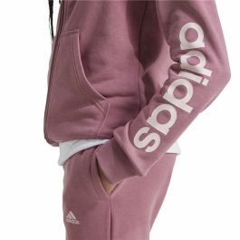 Sudadera con Capucha Niña Adidas Essentials Linear Logo Rosa
