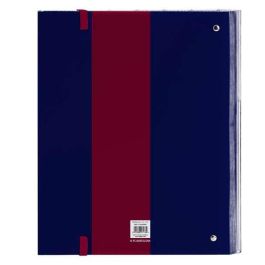 Carpeta de anillas F.C. Barcelona 24/25 Granate Azul marino 27 x 32 x 3.5 cm