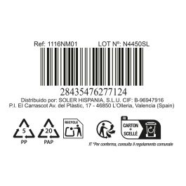 La Mediterranea Plato Llano 26.5 cm Opal Colección Whom