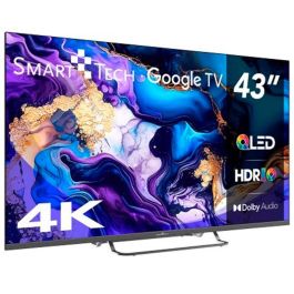 Smart Tech Televisor QLED 43QG02V 43 Pulgadas 4K UHD Smart TV Google TV