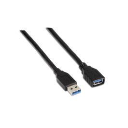 AISENS - CABLE USB 3.0, TIPO A/M-A/H, NEGRO, 1.0M Precio: 2.50000036. SKU: B16SMFRBRN