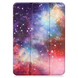 CoreParts For Apple iPad 10th Gen 10.9-inch (2022) Tri-fold Caster Hard Shell Cover with Auto Wake Function - Galaxy Style CoreParts For Apple iPad 10th Gen 10.9-inch (2022) Tri-fold Caster Hard Shell Cover with Auto Wake Function - Galaxy Style
