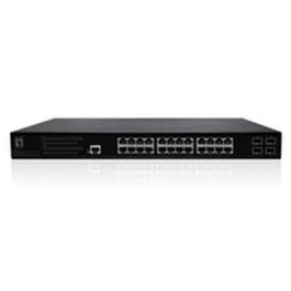 Level One GEP-2861 Switch gestionado 28 puertos (24xPoE+ 390W, 4xGSFP) para rack 19"