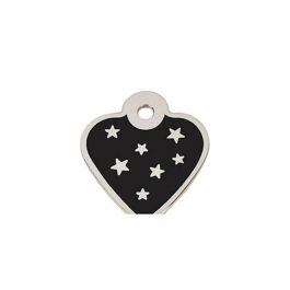Placa identificativa para collar Imarc PetScribe Passion Negro Plata