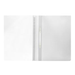 Carpeta Dossier Fastener Plastico Q-Connect Din A4 Blanco 25 unidades