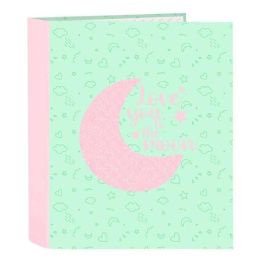 Carpeta de anillas BlackFit8 Moon Verde A4 27 x 33 x 6 cm