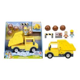 Camion bluey dump truck. incluye una figura de bingo manchada de barro y una de bluey con casco. Camion bluey dump truck. incluye una figura de bingo manchada de barro y una de bluey con casco.