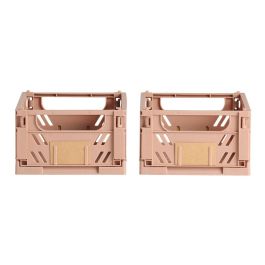 Day Juego de 2 Cajas Plegables 17x12,5 cm Color Arena Natural Precio: 2.8900003. SKU: B18XHBGB7V