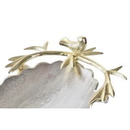 Centro Mesa DKD Home Decor Plateado Dorado 23x11x45 cm