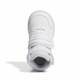 Zapatillas de Deporte para Bebés Adidas Hoops Mid 3.0 Blanco