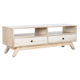 Mueble de TV DKD Home Decor Blanco Natural Madera de mango 130 x 40 x 45 cm Precio: 325.49999944. SKU: B14N932JHC