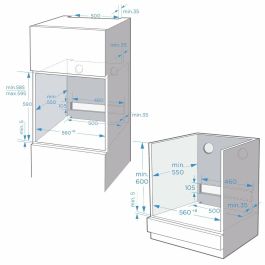 Horno Cecotec Bolero Hexa SM406000 Glass Grey Meat Master 2900 W 72 L Gris